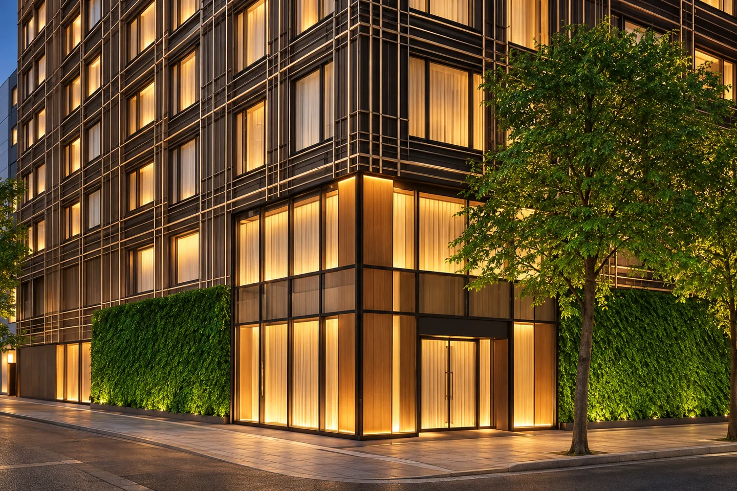 The Tokyo EDITION, Ginza — AI style illustration · not this hotel’s actual interior