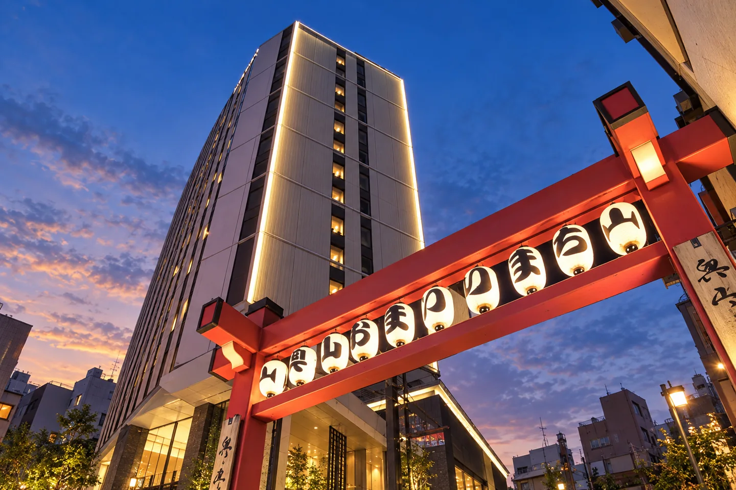 Richmond Hotel Premier Asakusa International — AI style illustration · not this hotel’s actual interior
