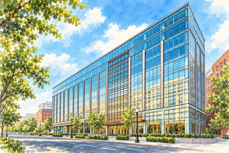 华盛顿特区国会山皇家索内斯塔酒店(The Royal Sonesta Washington DC Capitol Hill) — AI 建筑示意图・非酒店实拍