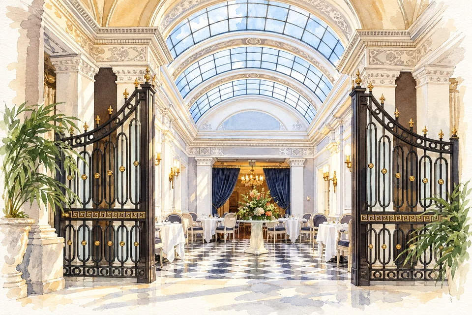 杰佛逊酒店(The Jefferson Hotel) — AI 建筑示意图・非酒店实拍