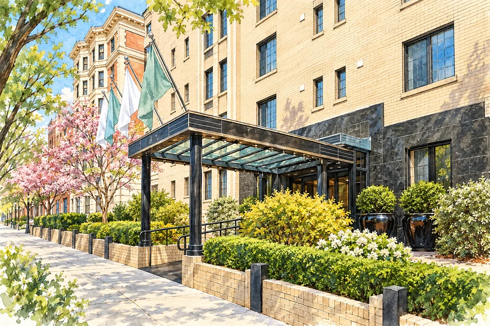 华盛顿D.C.的莱尔(Lyle Washington DC) — AI 建筑示意图・非酒店实拍
