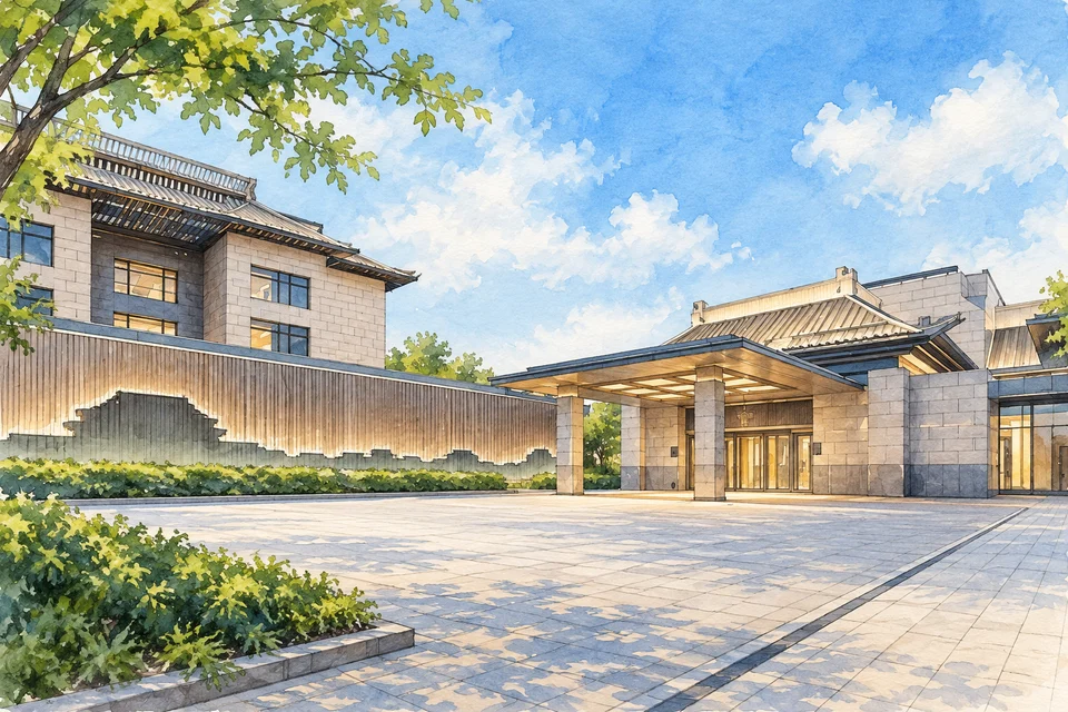 诺金度假酒店–北京环球度假区 — AI 建筑示意图・非酒店实拍