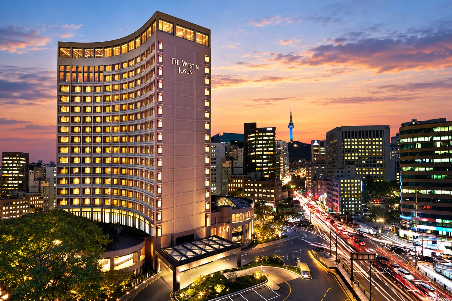 The Westin Josun Seoul — AI style illustration · not this hotel’s actual interior
